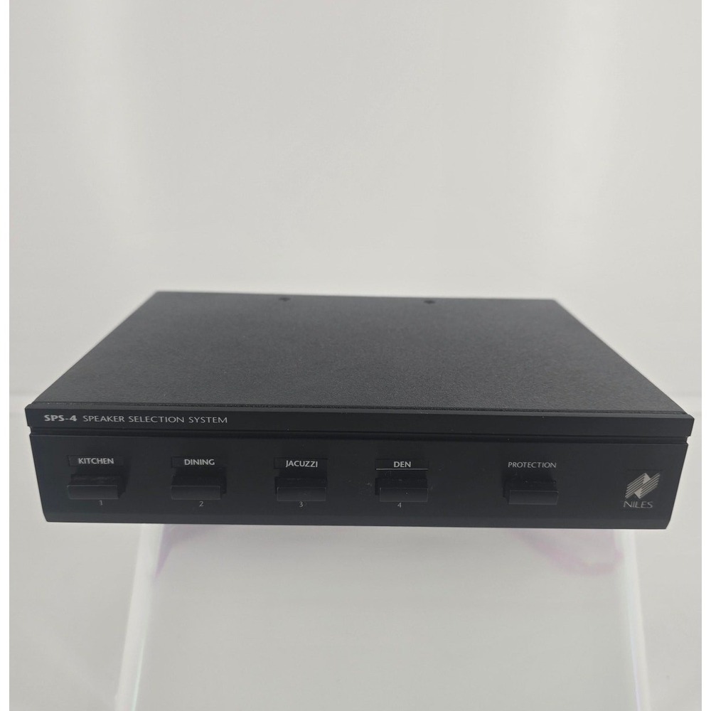 Niles SPS-4 Speaker Selection System 4-Pair Selector Switch Switcher Black